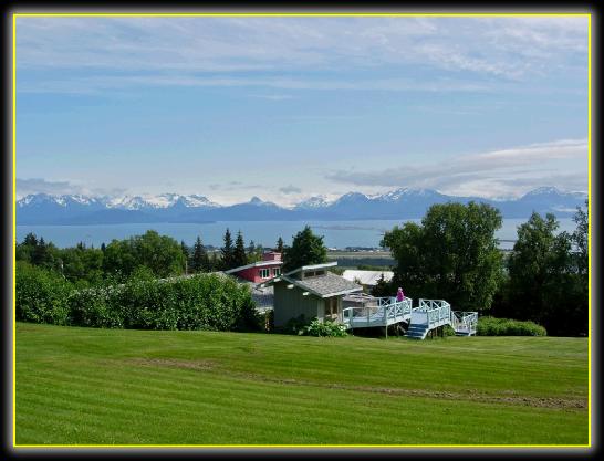 ViewfromthecentralacreageatHalcyonHeightsBBInnHomerAlaska